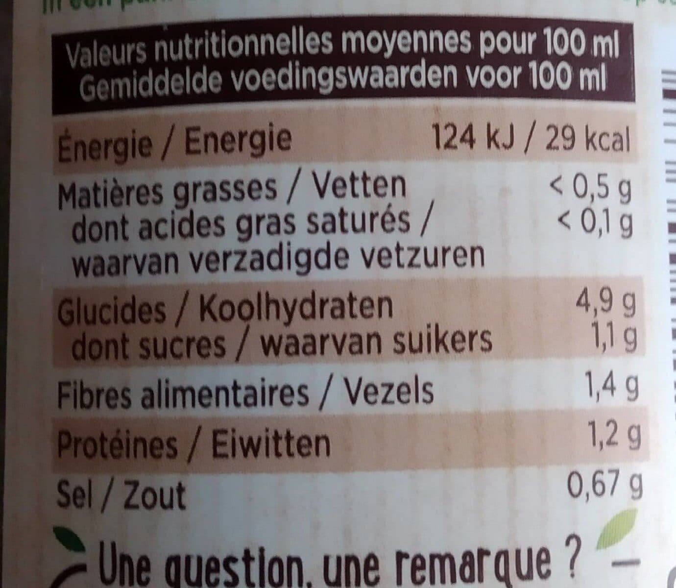 Crealine Mes potages Bio Petits pois et légumes verts packshot