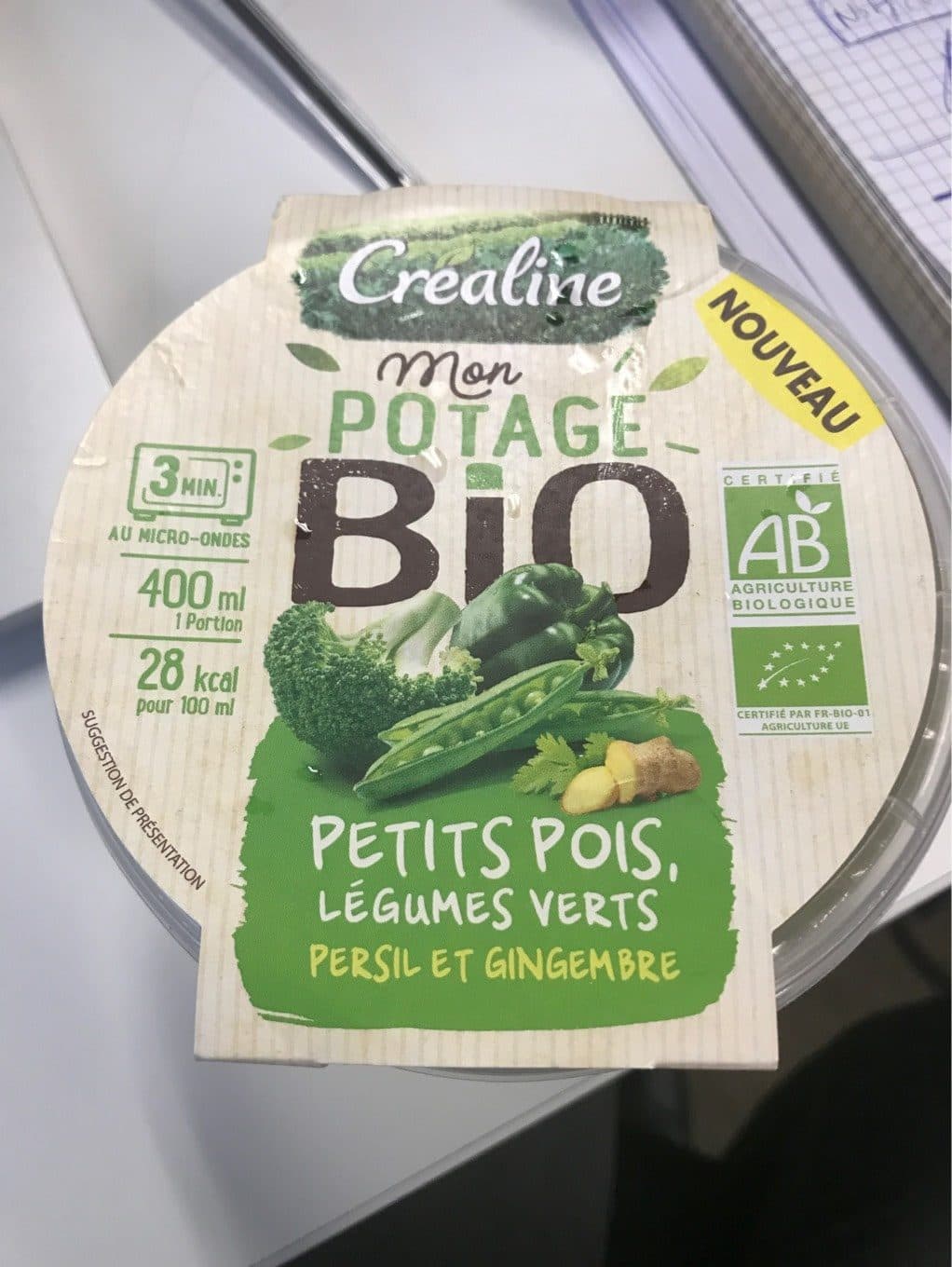 Cerealine Mon potage bio packshot