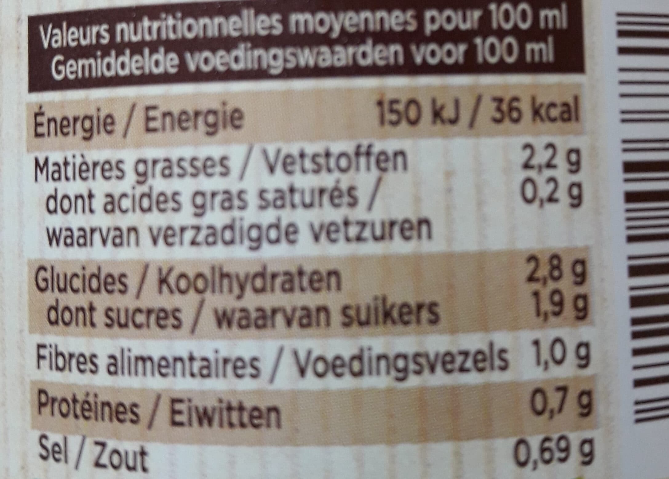 Créaline Mon Gazpacho bio packshot