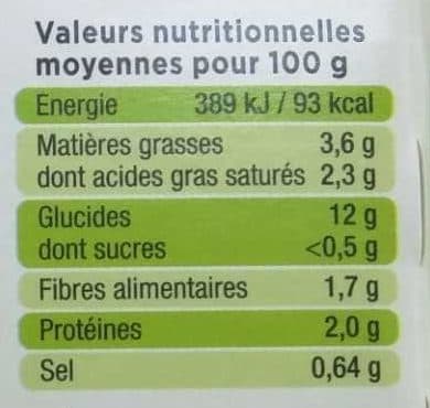 Créaline L'Ecrasé Pommes de terre aux choux-fleurs packshot
