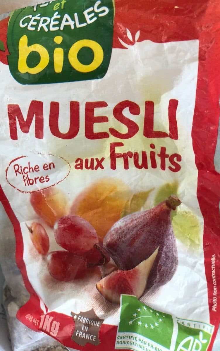 Open Food Facts Muesli aux fruits packshot