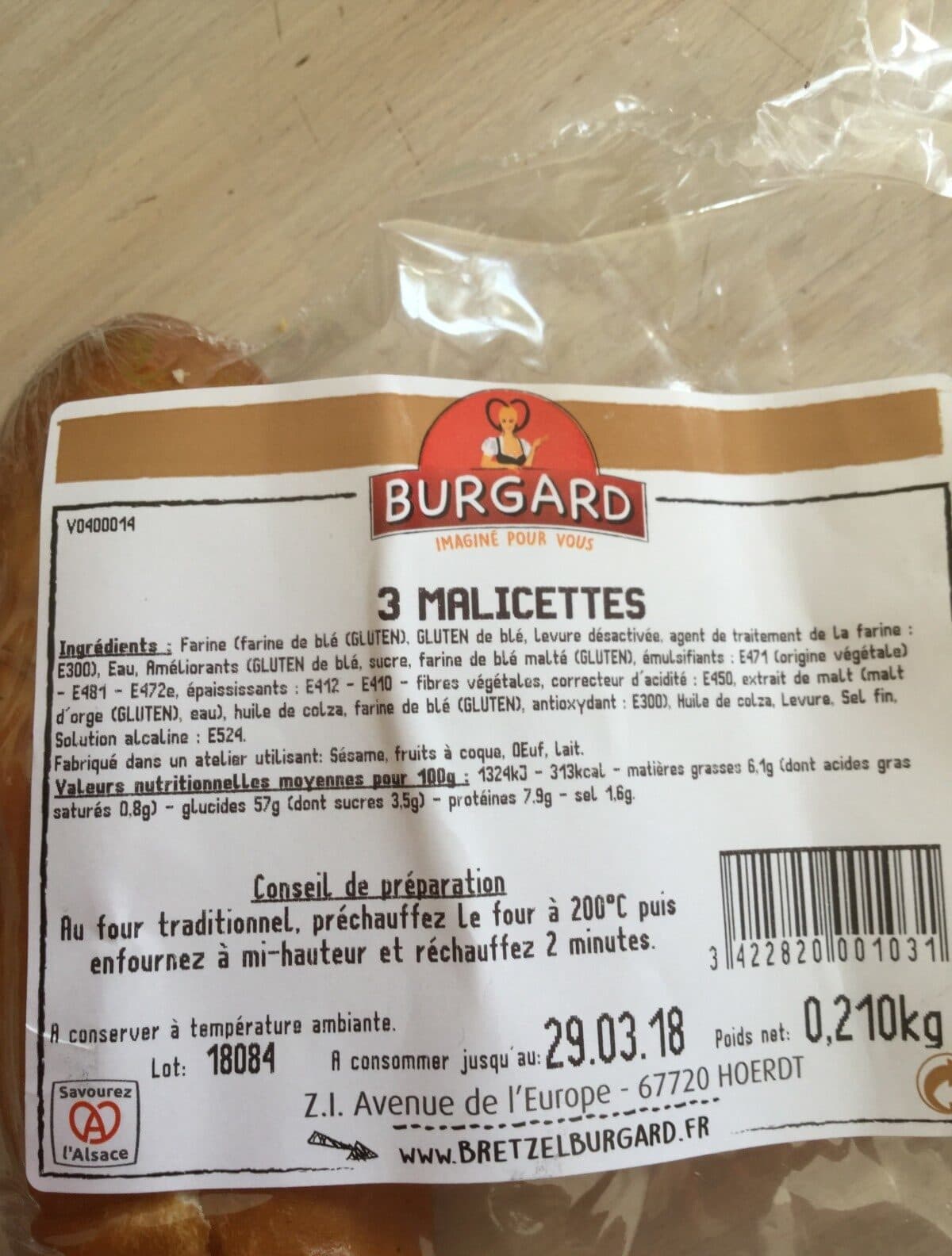Bugard Malicettes packshot