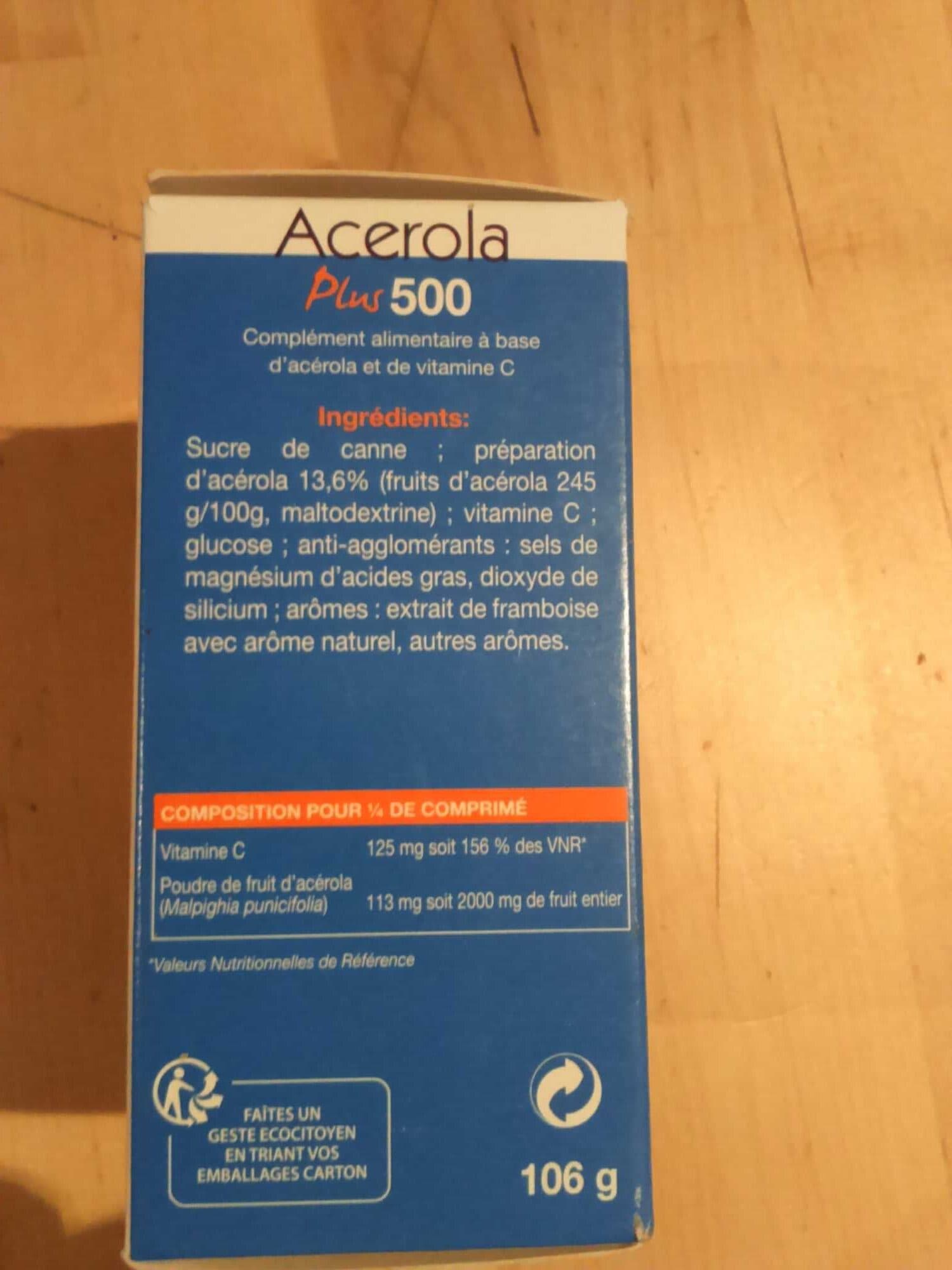 le toucan acerola plus 500 packshot
