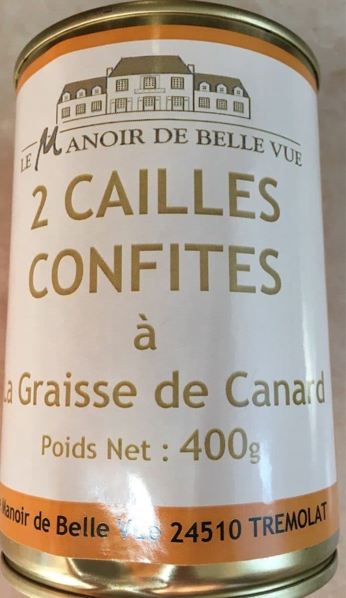Open Food Facts Cailles confites packshot