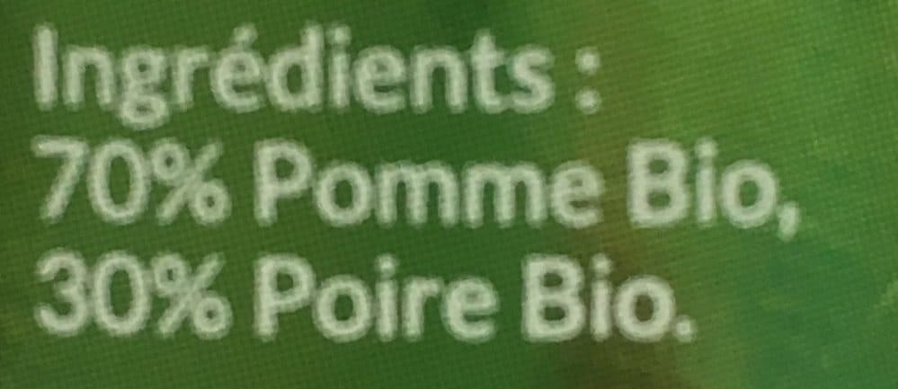 Le Prince Thomas le prince pur jus pomme poire bio packshot