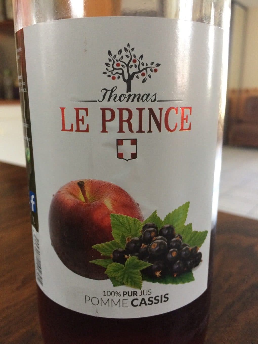 Thomas le prince Pomme Cassis packshot