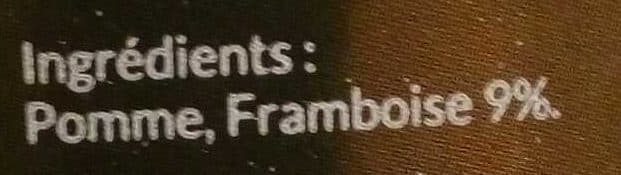 Thomas le Prince 100 % pur jus pomme framboise packshot