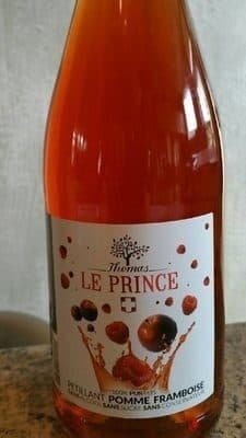 Le Prince Pétillant pomme framboise packshot