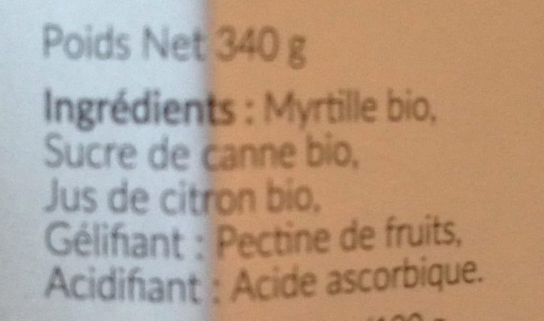 Thomas le prince Confiture de Myrtilles packshot