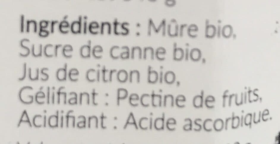 Thomas le prince Confiture à la mûre Bio packshot