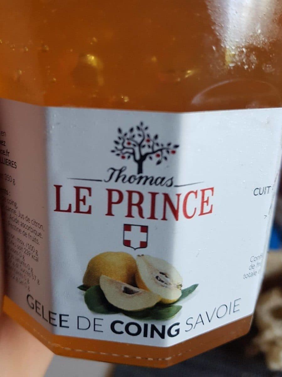 Thomas le Prince Gelee de coing de savoie packshot