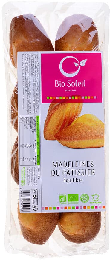 Bio soleil Madeleines Equilibre packshot