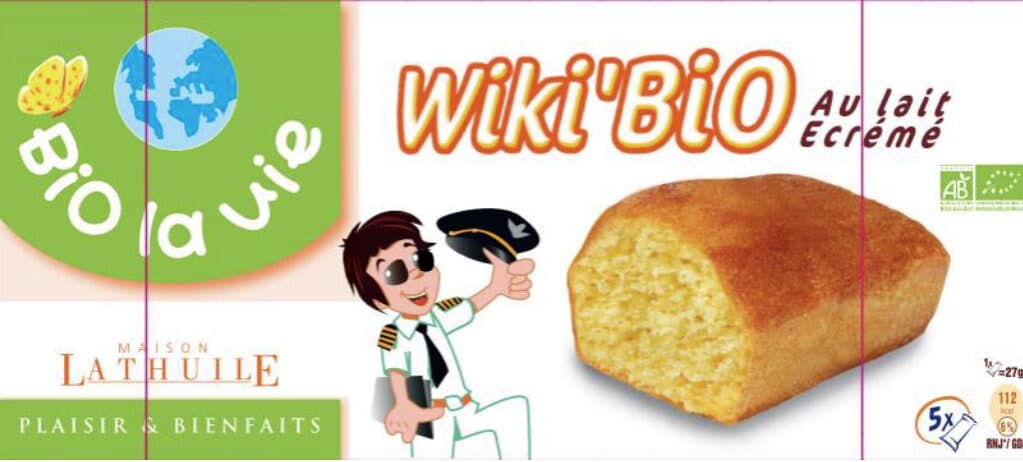 BIO LA VIE Wiki'bio au lait écremé packshot