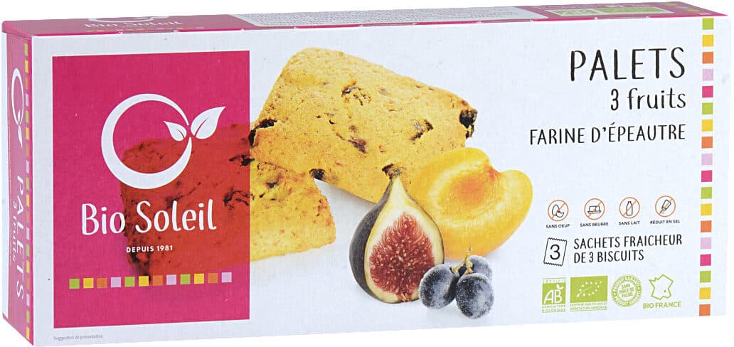 Bio Soleil Palets 3 Fruits packshot