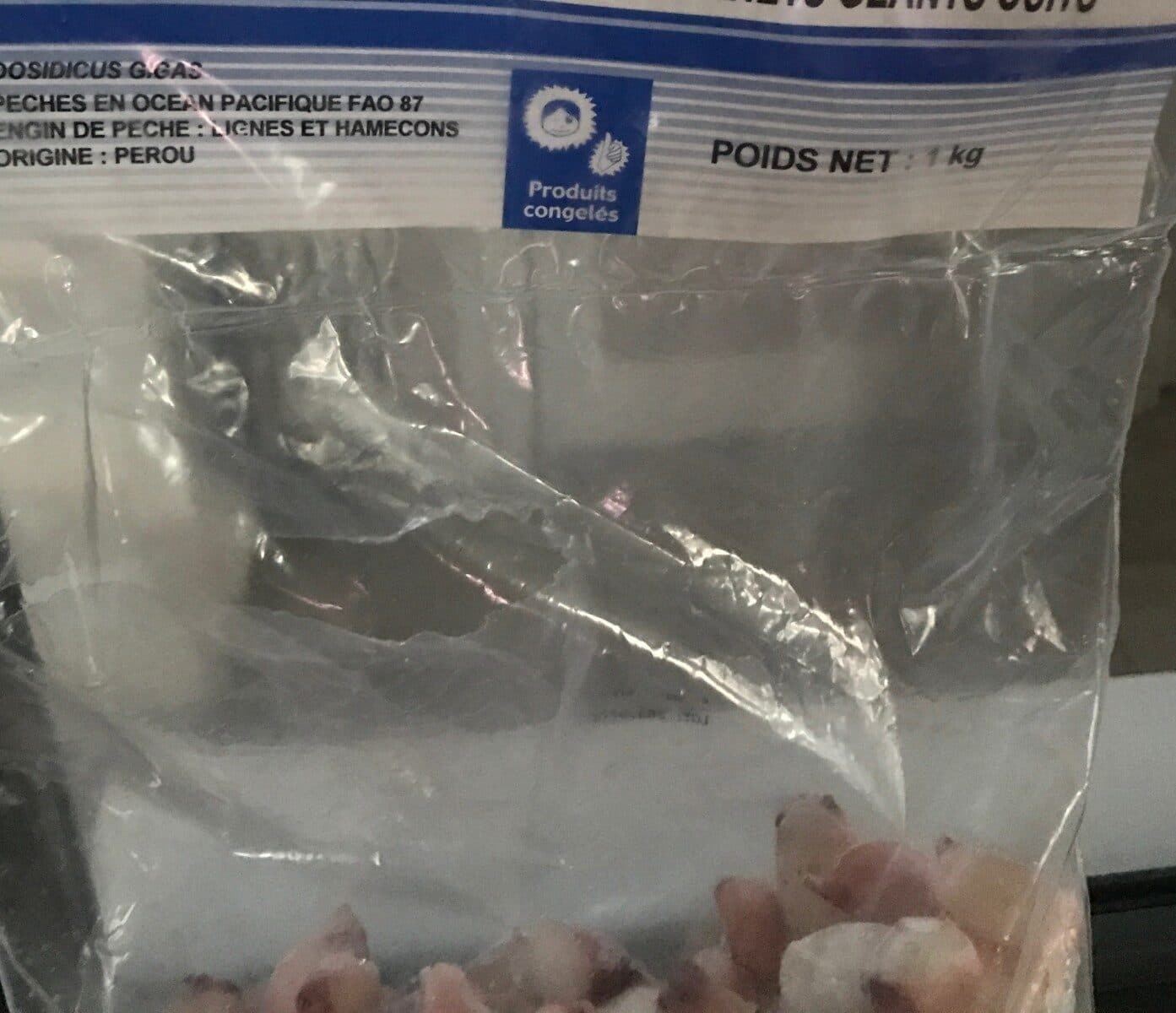 Open Food Facts Troncons de tentacules d encornets geants cuits packshot