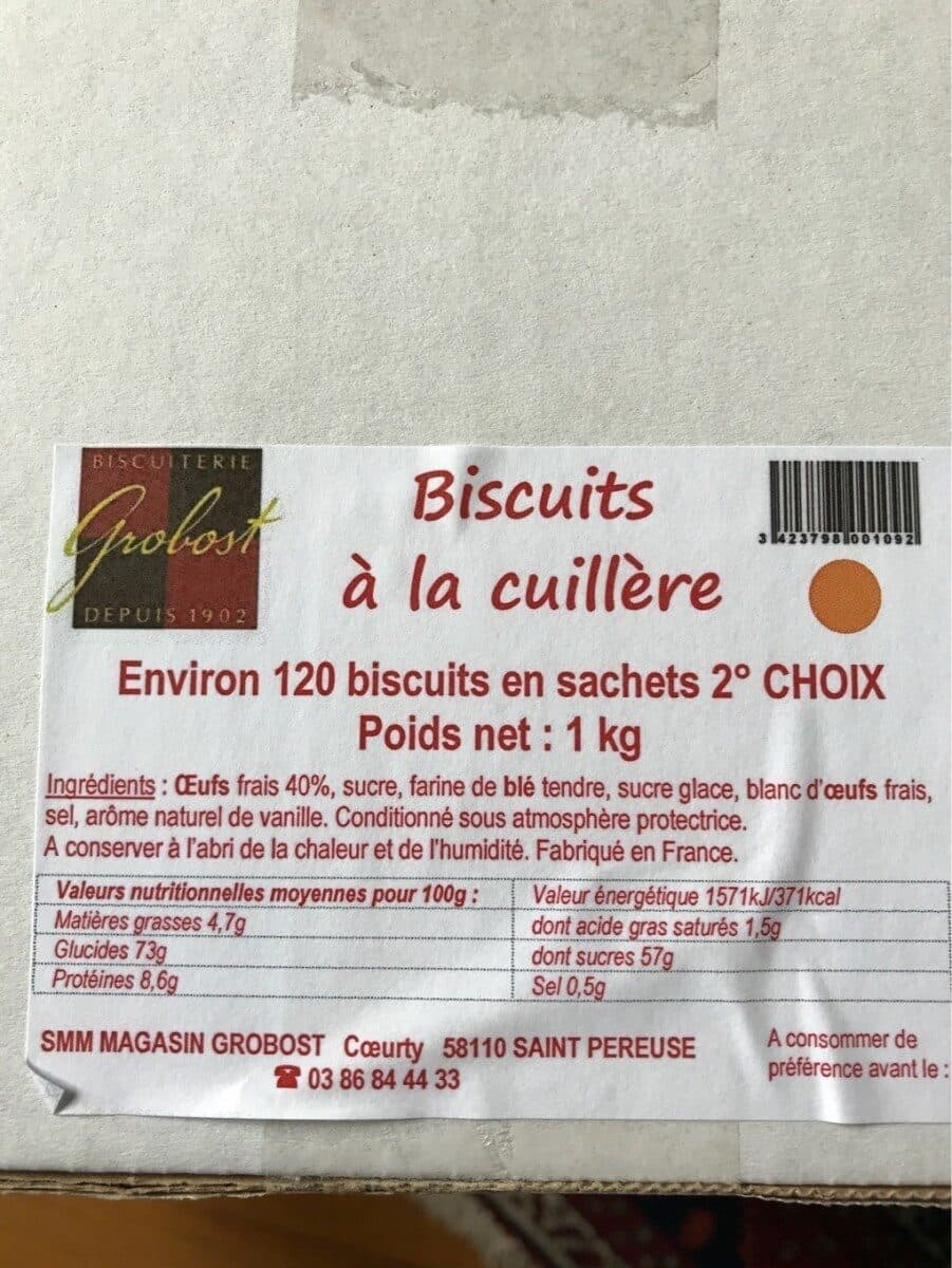 Open Food Facts Biscuits cuillère packshot