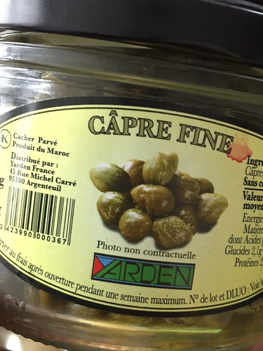 Yarden Câpre fine packshot