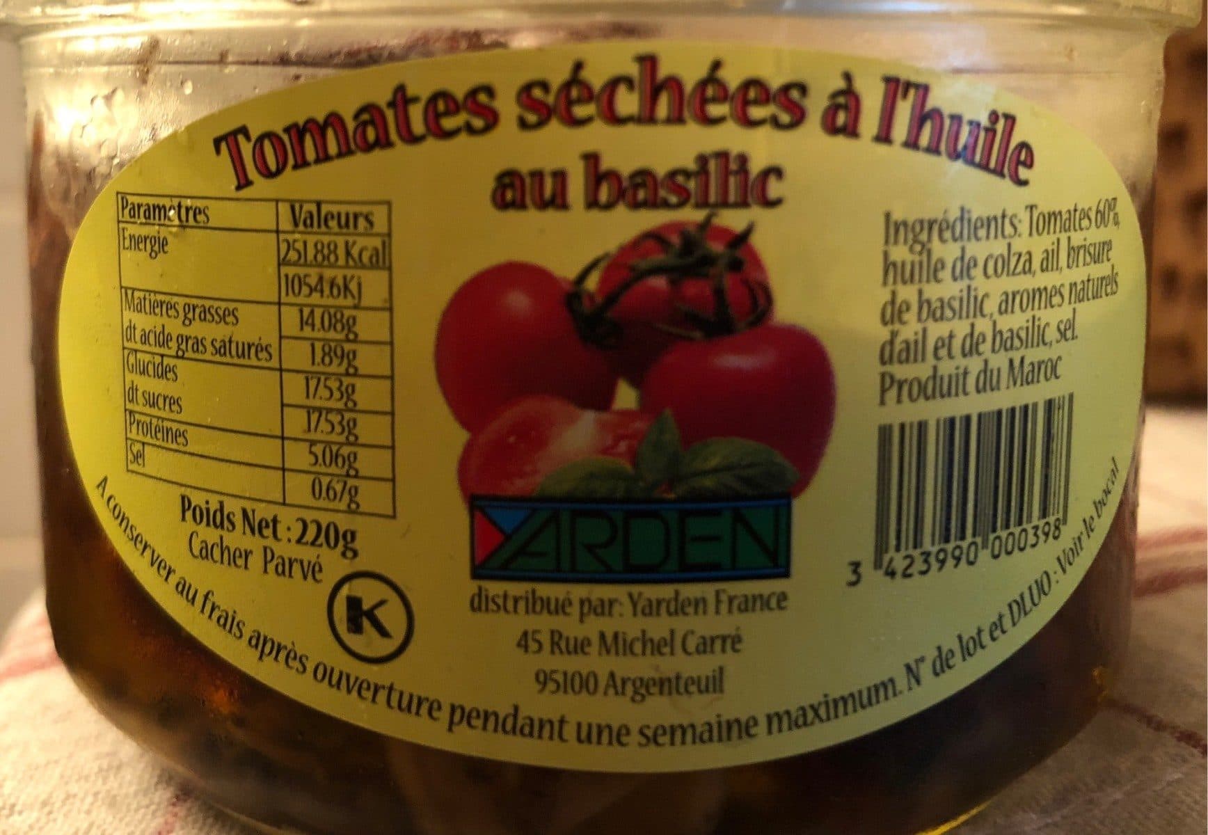 Open Food Facts Tomates sechees a l huile packshot