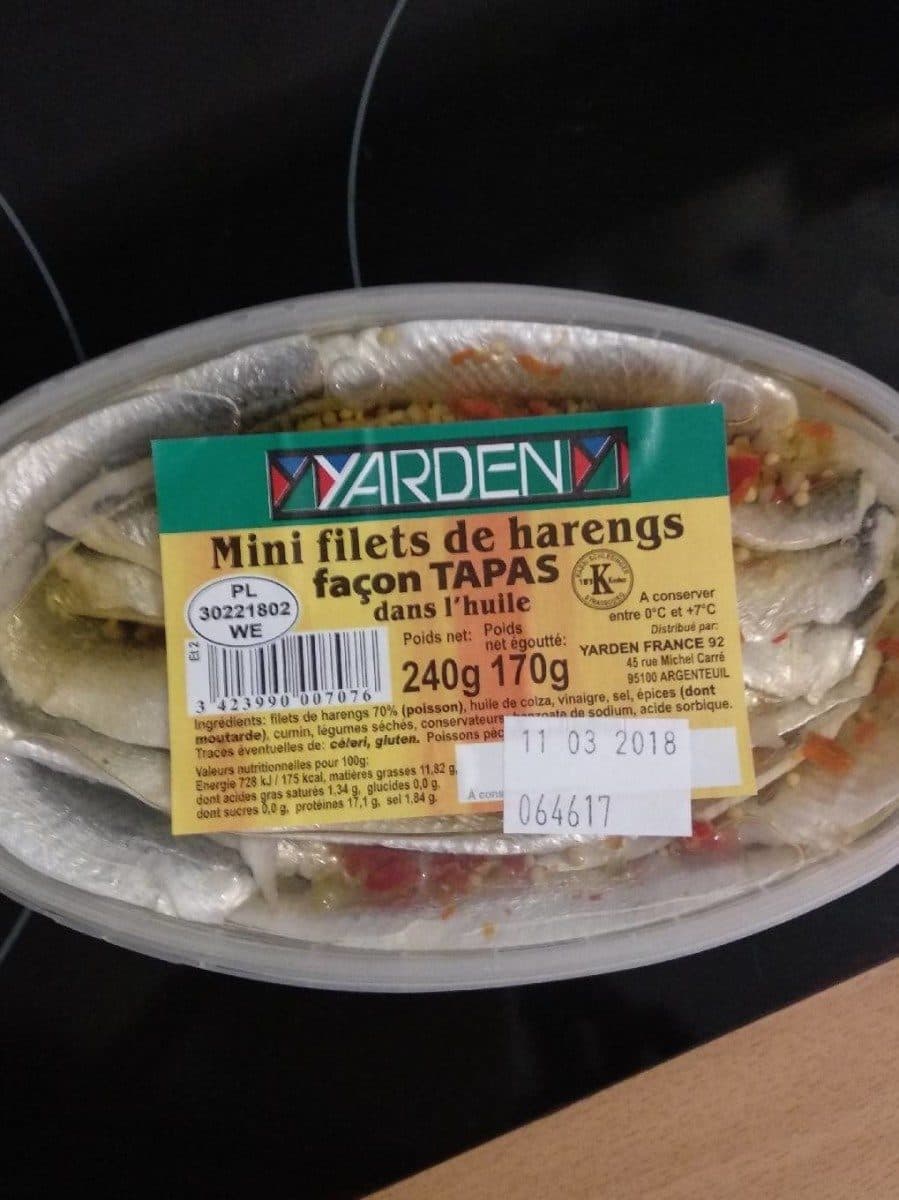 Yarden Mini Filets De Harengs packshot