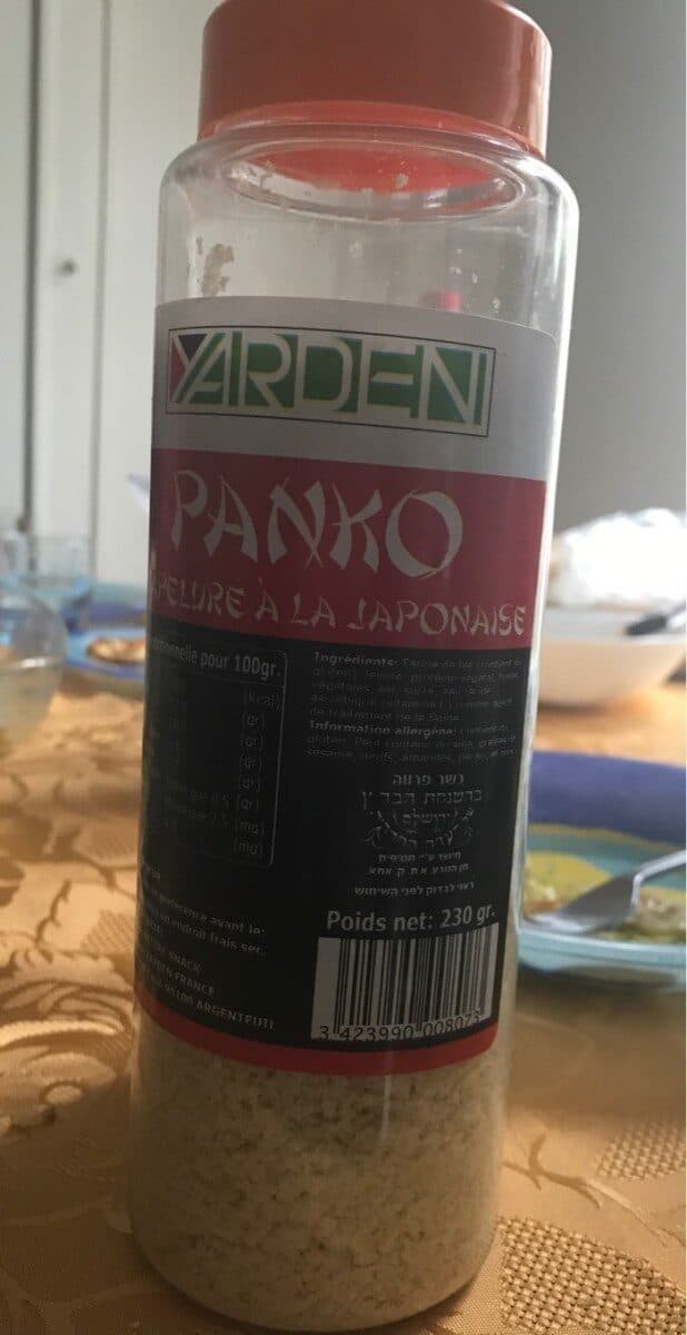 Open Food Facts Panko chapelure à la japonaise packshot