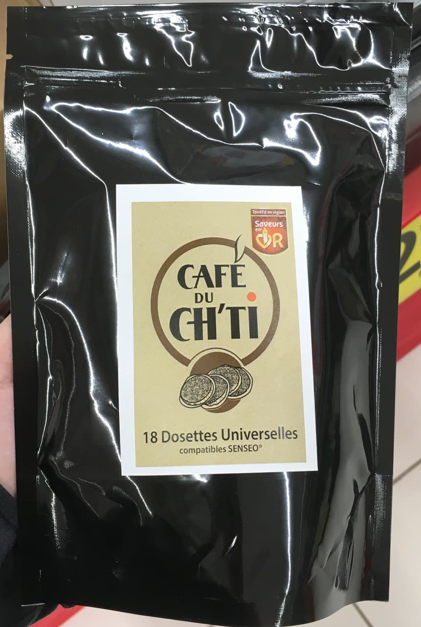 Café du Ch'ti Café du ch'ti 18 dosettes universelles packshot