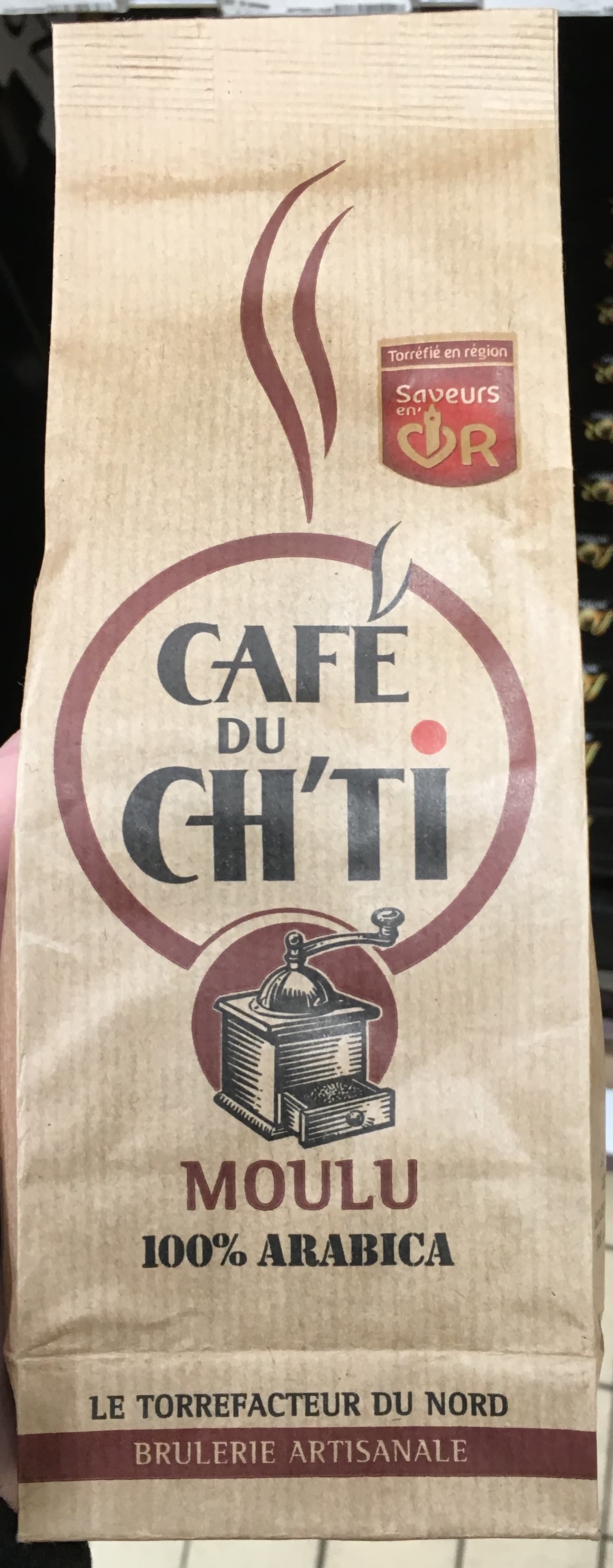 Café du Ch'ti Moulu 100% Arabica packshot