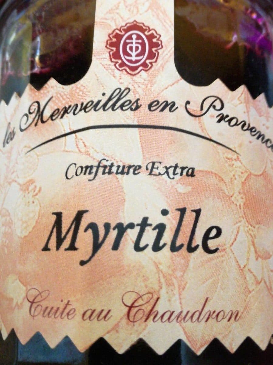Les Merveilles en Provence Confiture de myrtille packshot