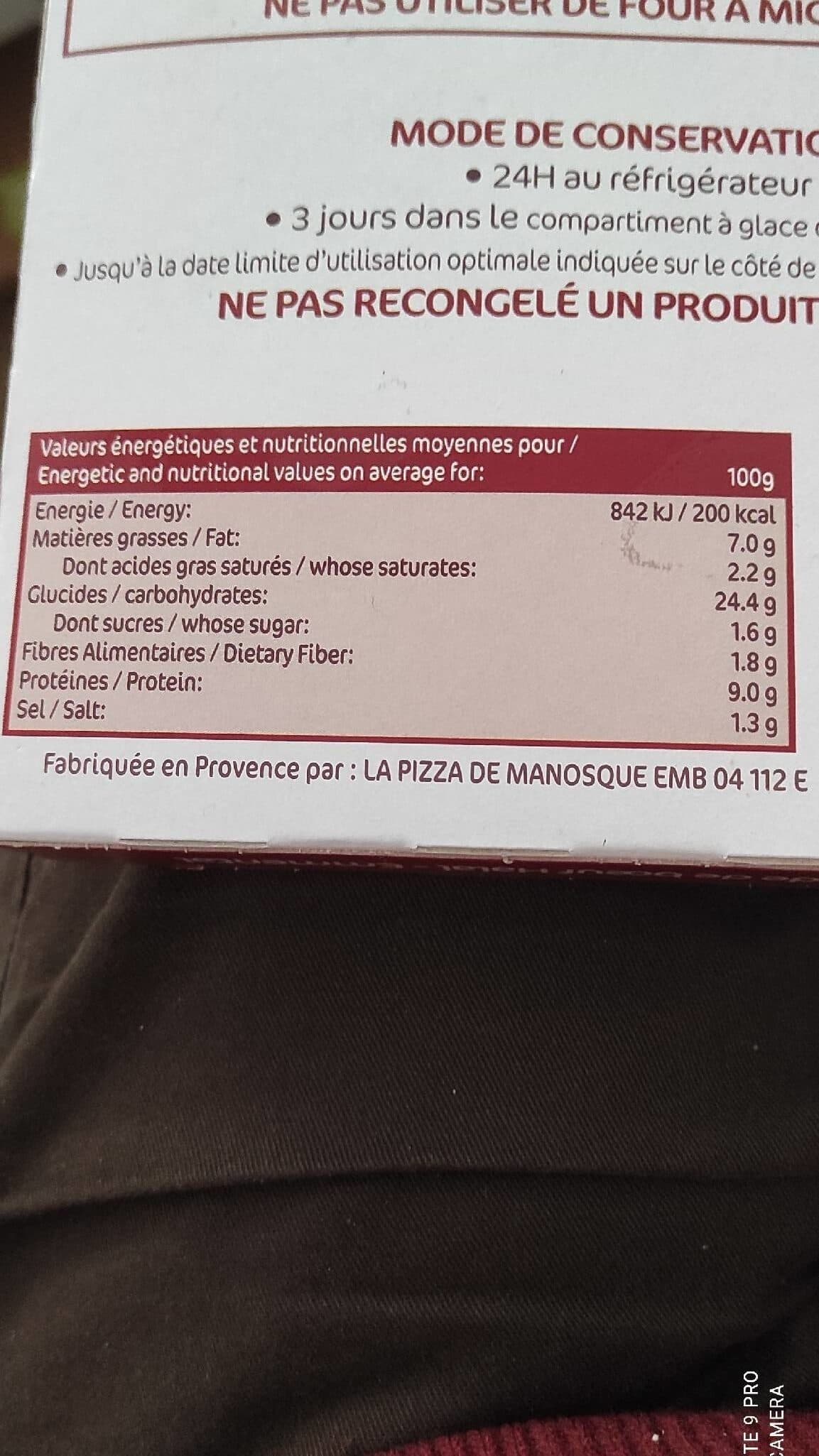 Manosque La Pizza Bolognaise halal packshot