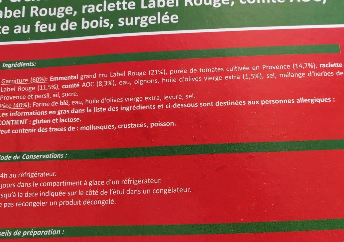 C'est qui le patron ?! Pizza surgelée 3 fromages packshot