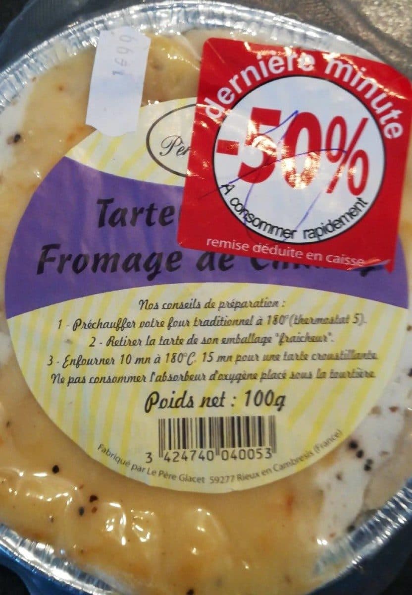 Open Food Facts Tarte au fromage de Chimay packshot