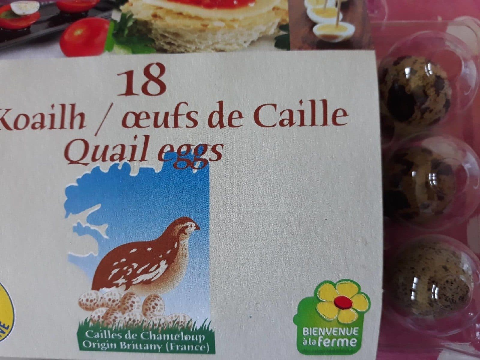 Open Food Facts Oeufs de caille packshot