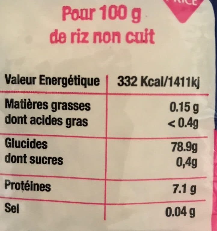Leader Price Riz basmati étuvé packshot
