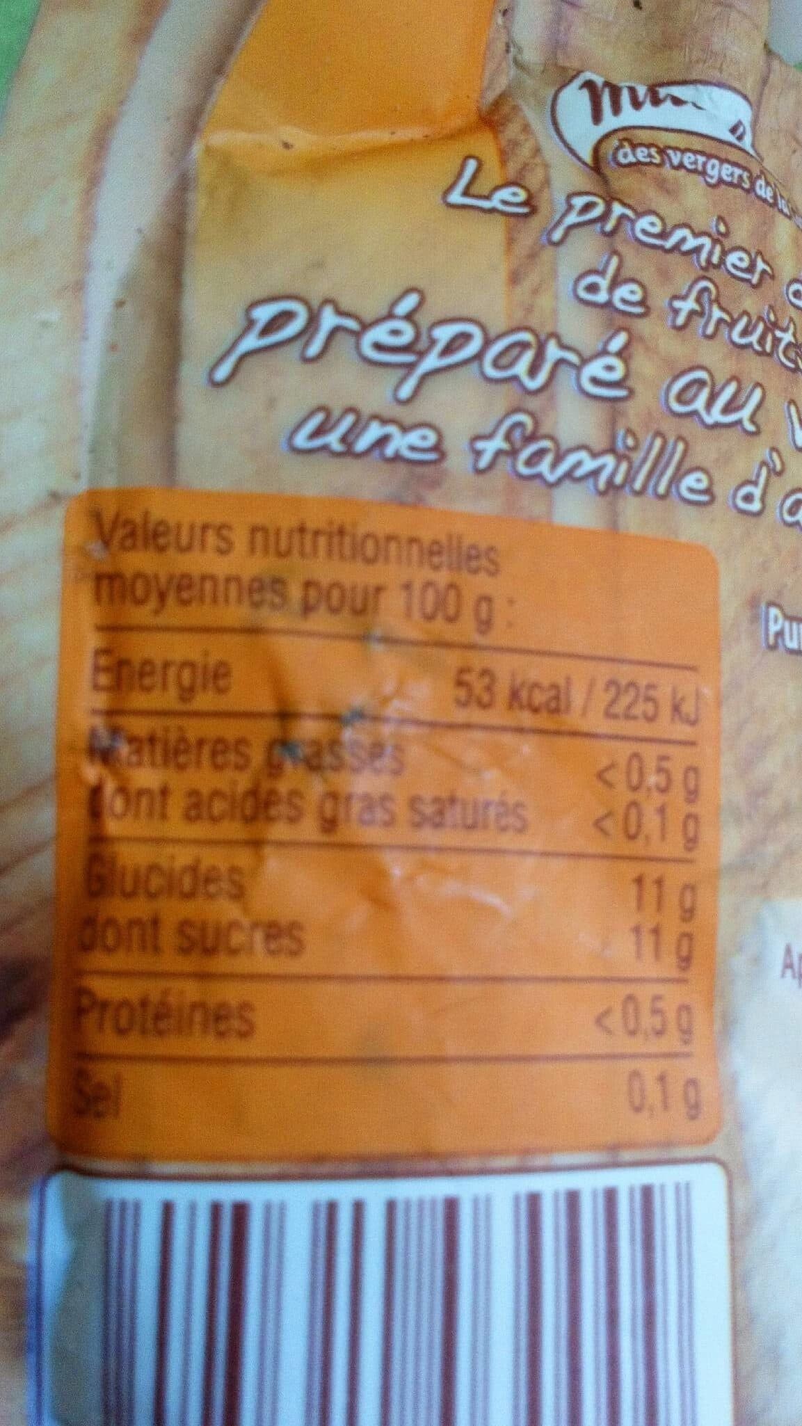Millefruits Purée de pommes en gourde packshot