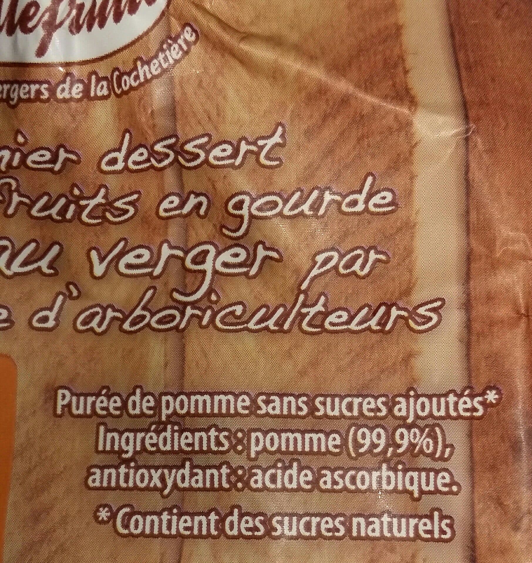 Millefruits Purée de pommes du Val de loire packshot