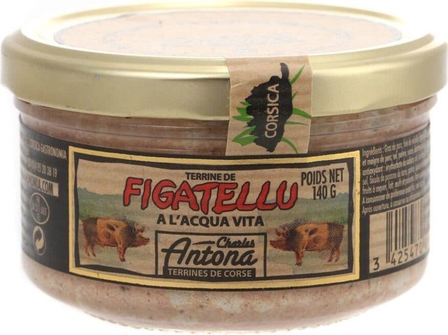 Charles Antona Terrine de Figatellu à l'acqua vita packshot
