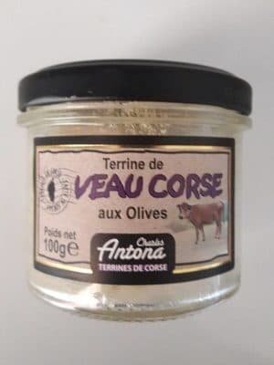 Charles Antona Terrine de veau Corse aux olives packshot