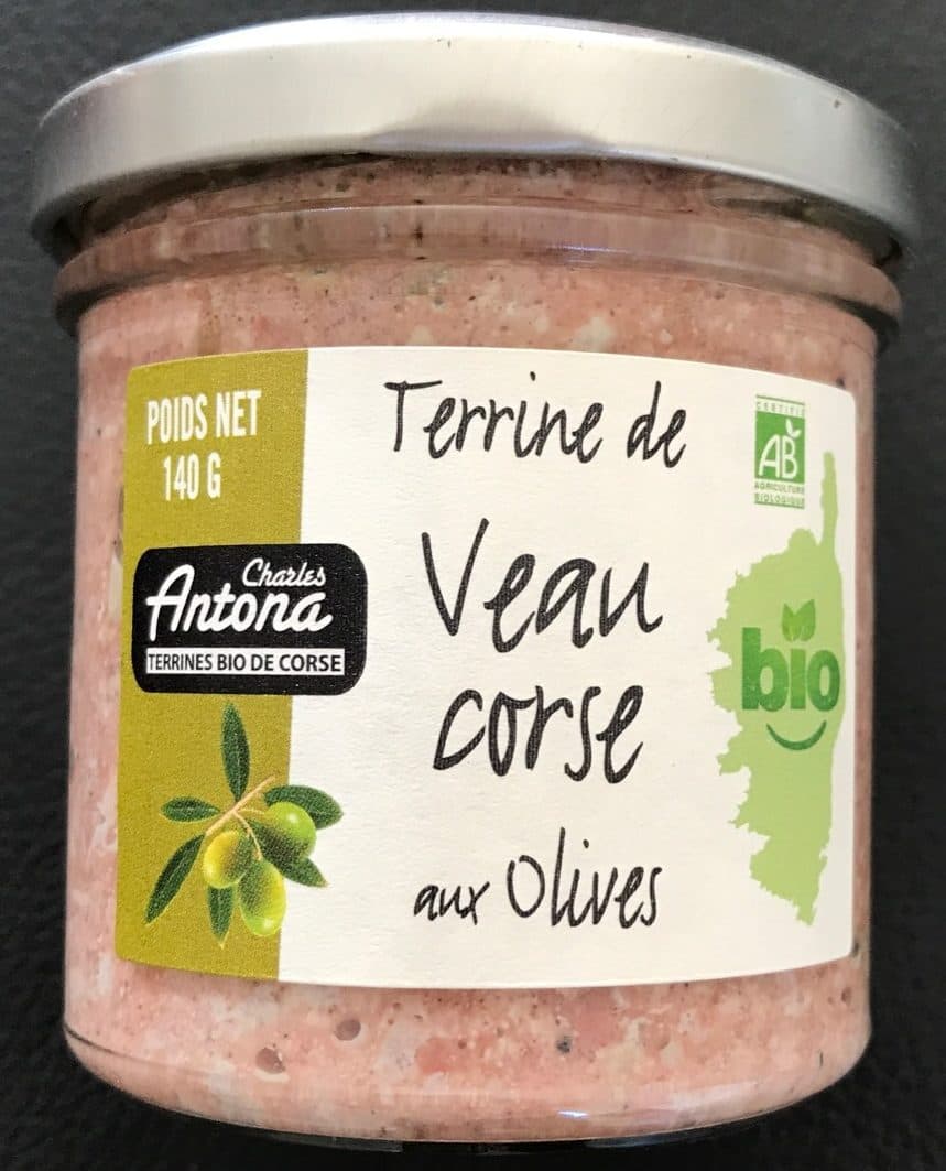 Charles Antona Terrine de veau corse aux olives packshot