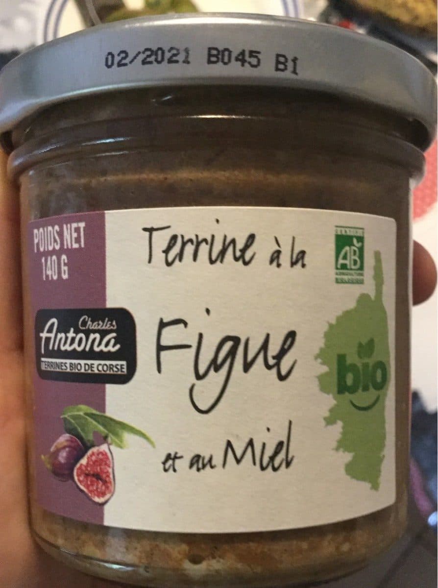 Charles Antona Terrine à la figue et miel packshot