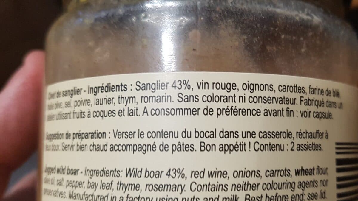 Antona Civet de sanglier à la corse packshot
