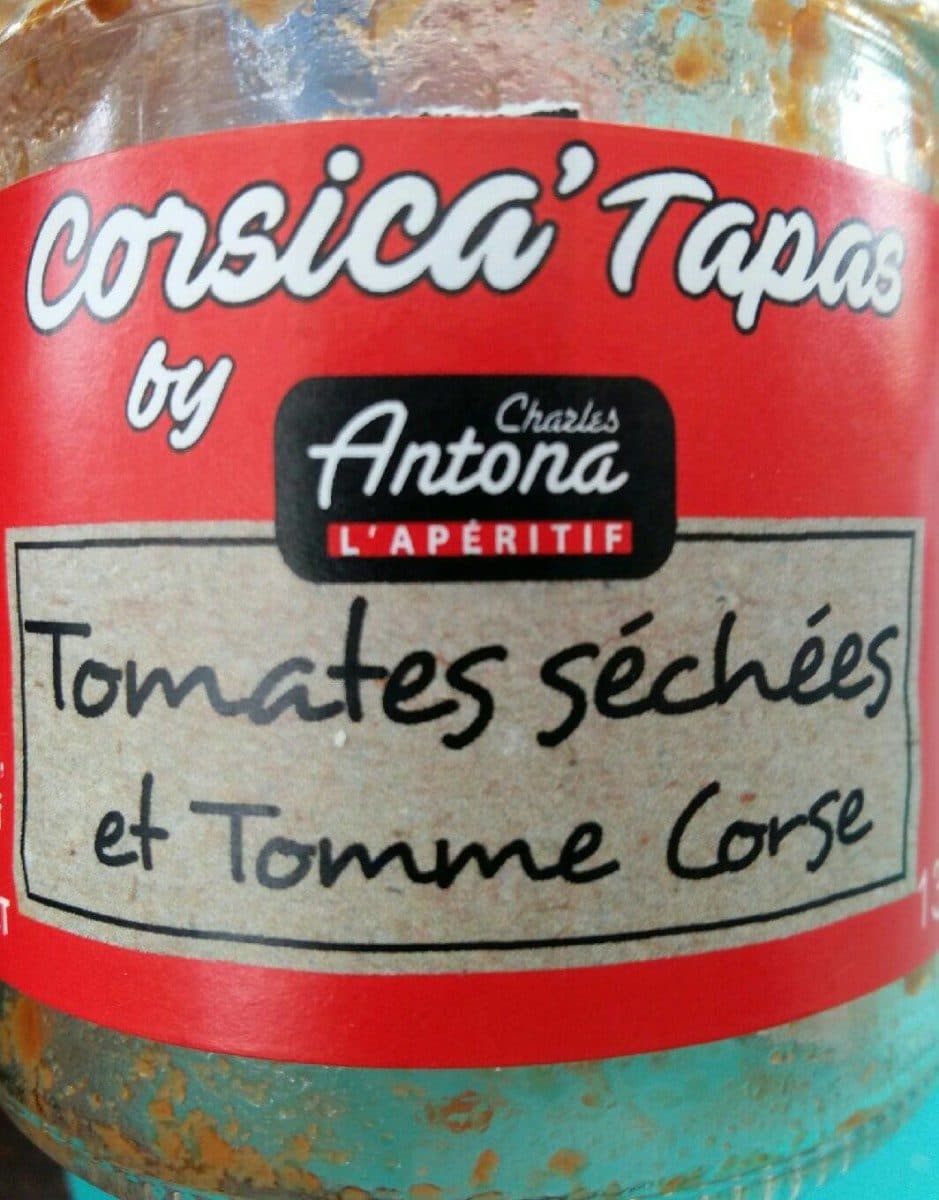 Charles Antona Corsica Tapas Tomates séchées et Tomme Corse packshot