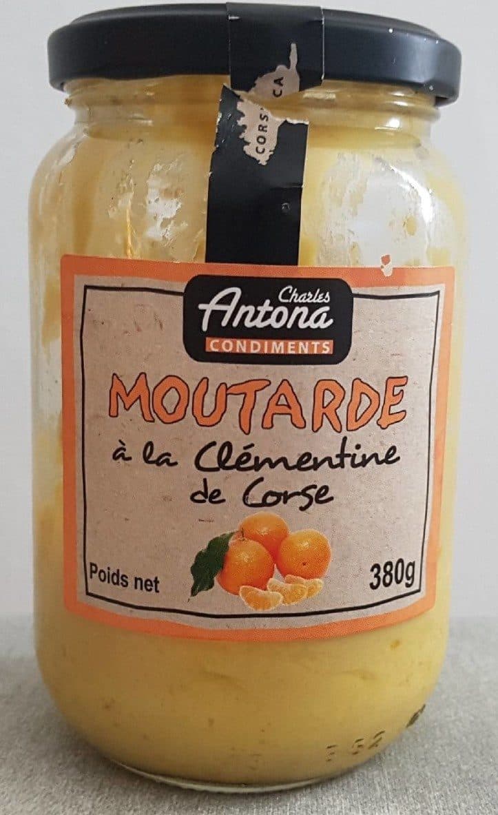 Charles Antona Moutarde à la clémentine de Corse packshot