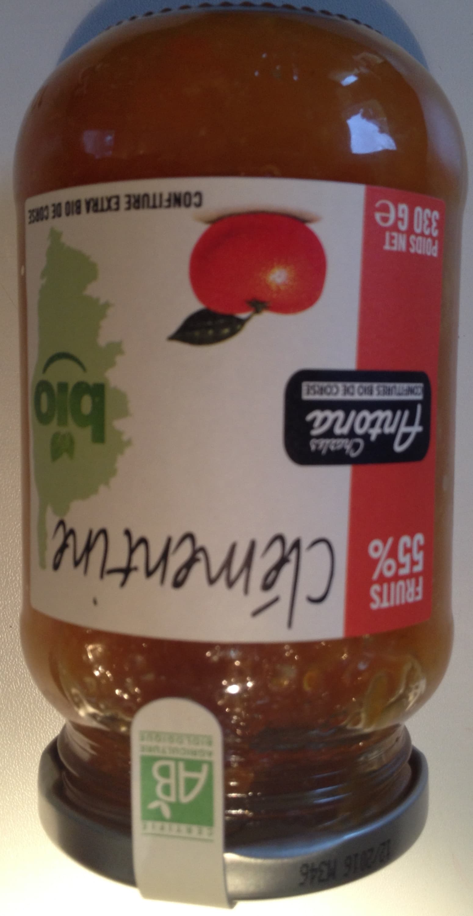 Charles Antona Confiture Extra Bio de Corse Clémentine packshot