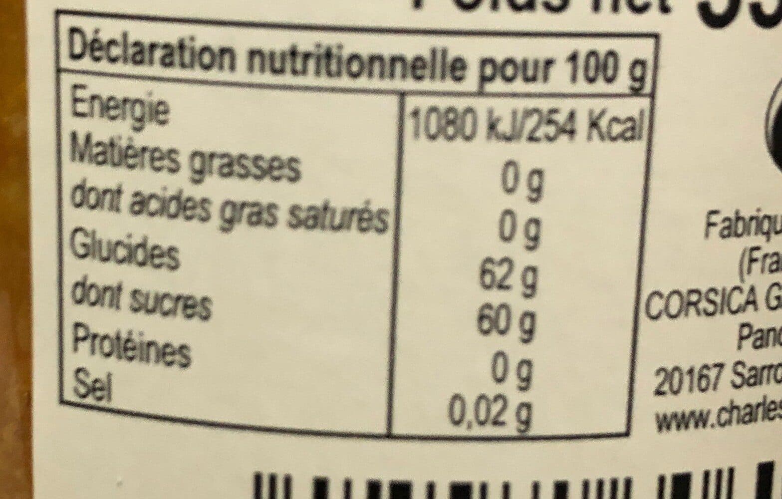Charles Antona Confiture extra de clémentine corse packshot