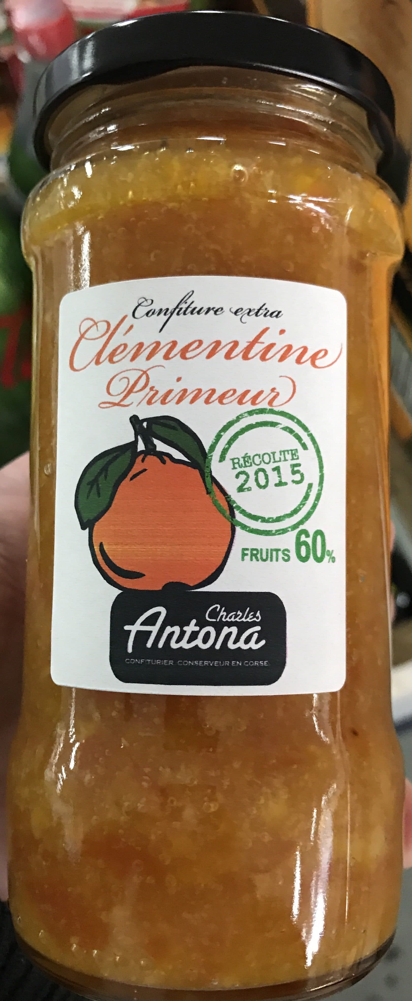 Charles Antona Confiture extra Clémentine Primeur packshot