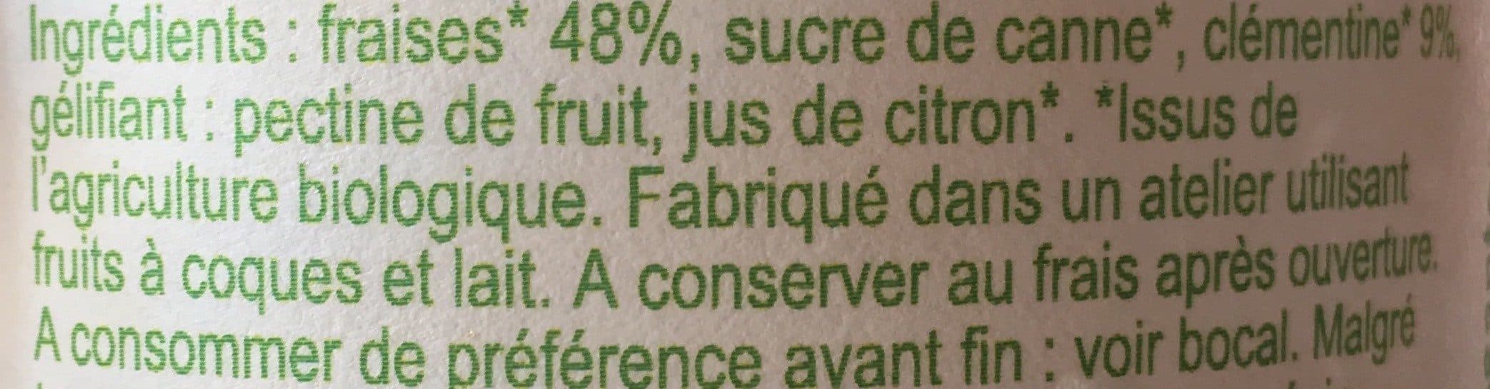 Charles Antona Confiture fraise clémentine packshot