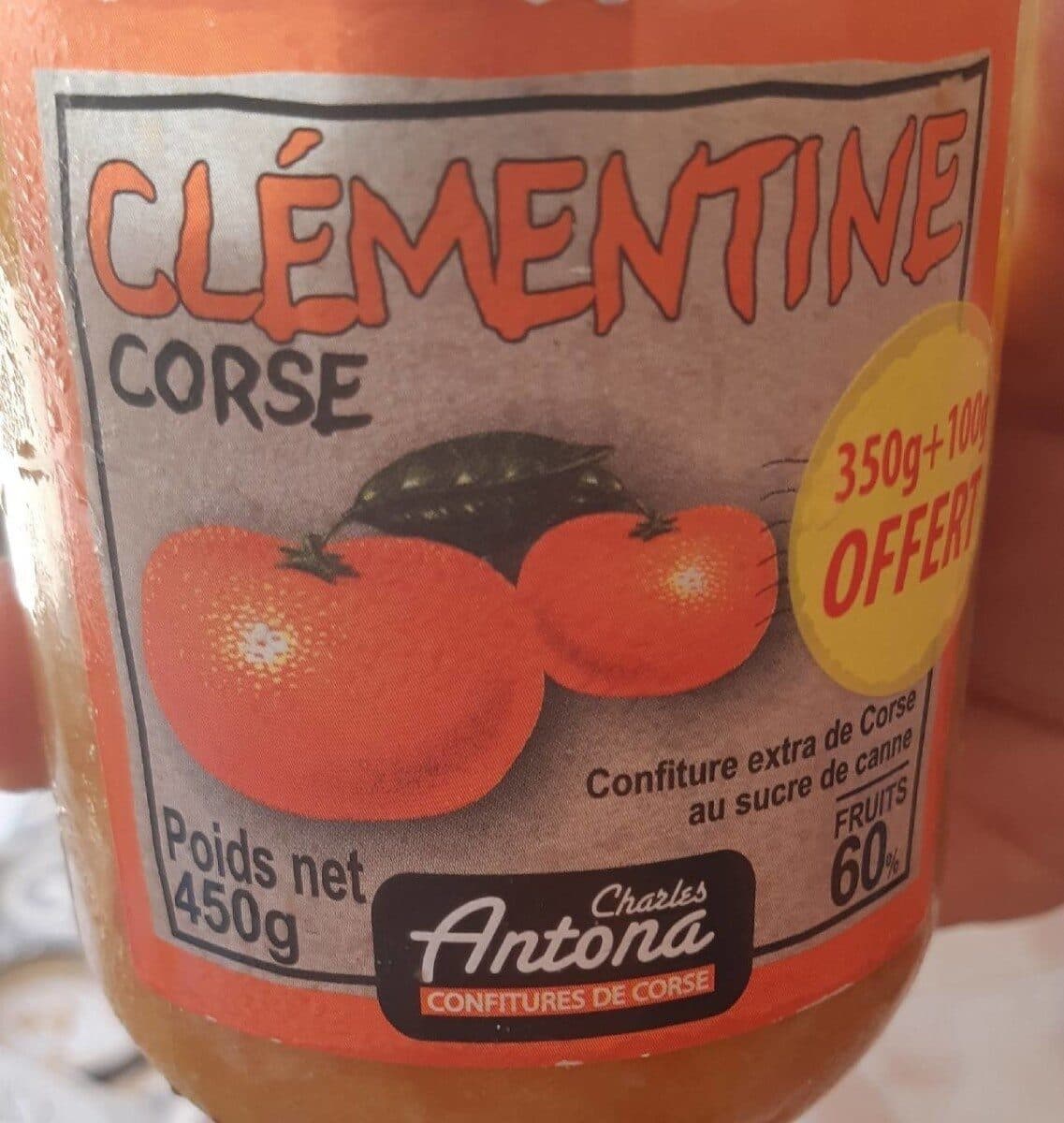 Charles Antona Confiture de Clémentine corse packshot