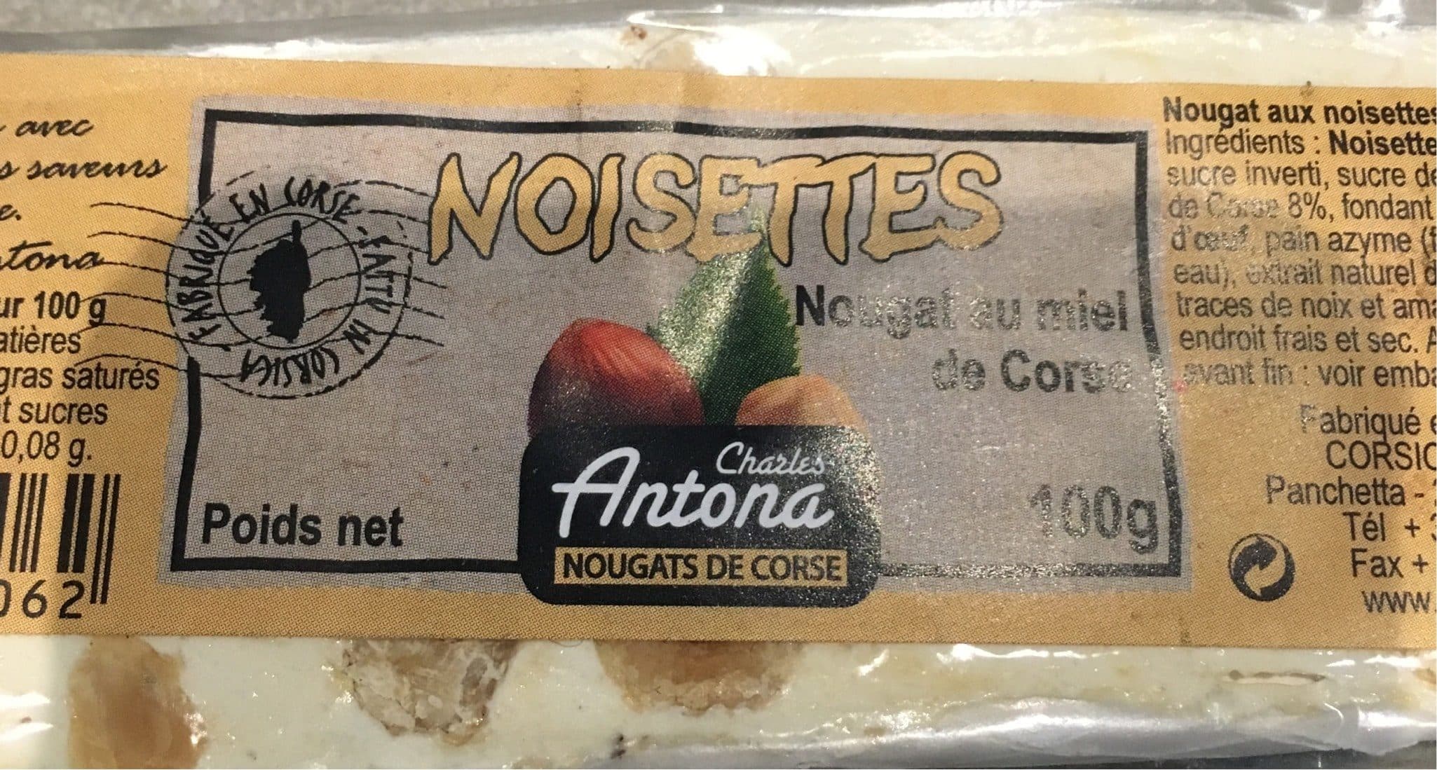 ANTONA NOUGAT NOISETTES packshot