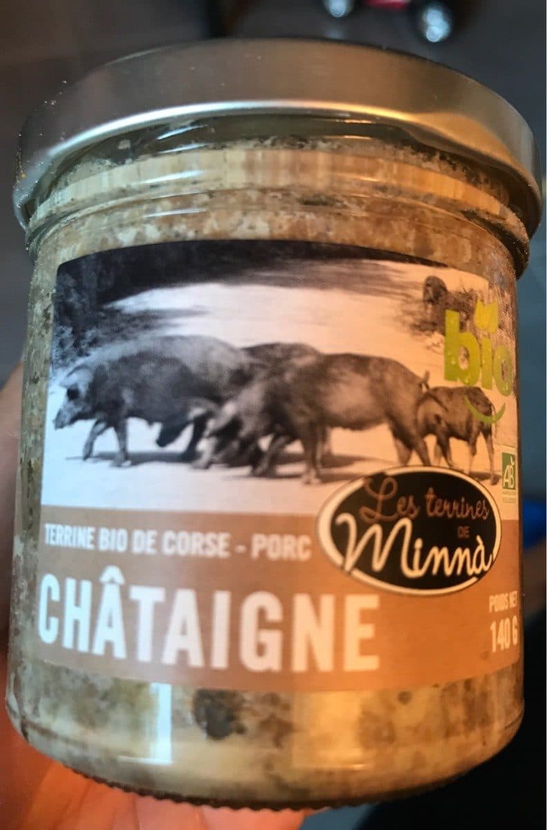 Charles Antona Terrine bio de Corse, Porc, Chataigne packshot