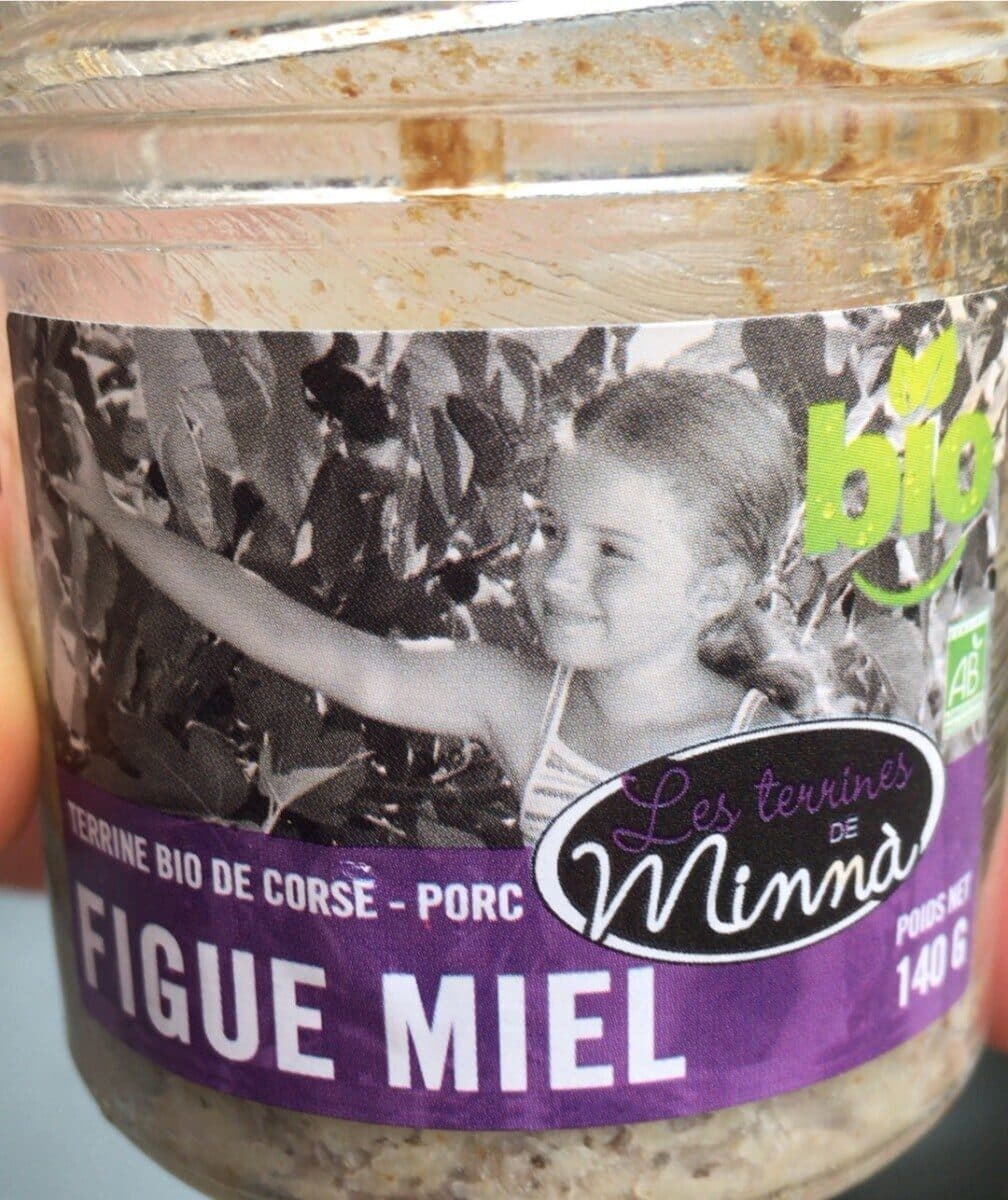 Charles Antona Terrine bio de corse Figue Miel packshot