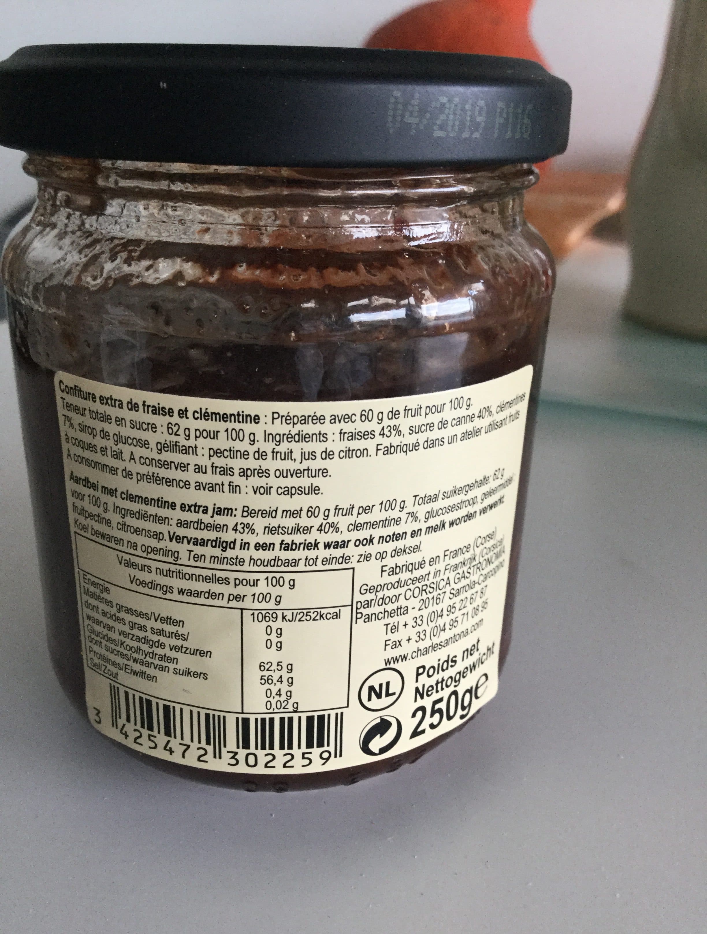 Charles Antona Fraise Clémentine packshot